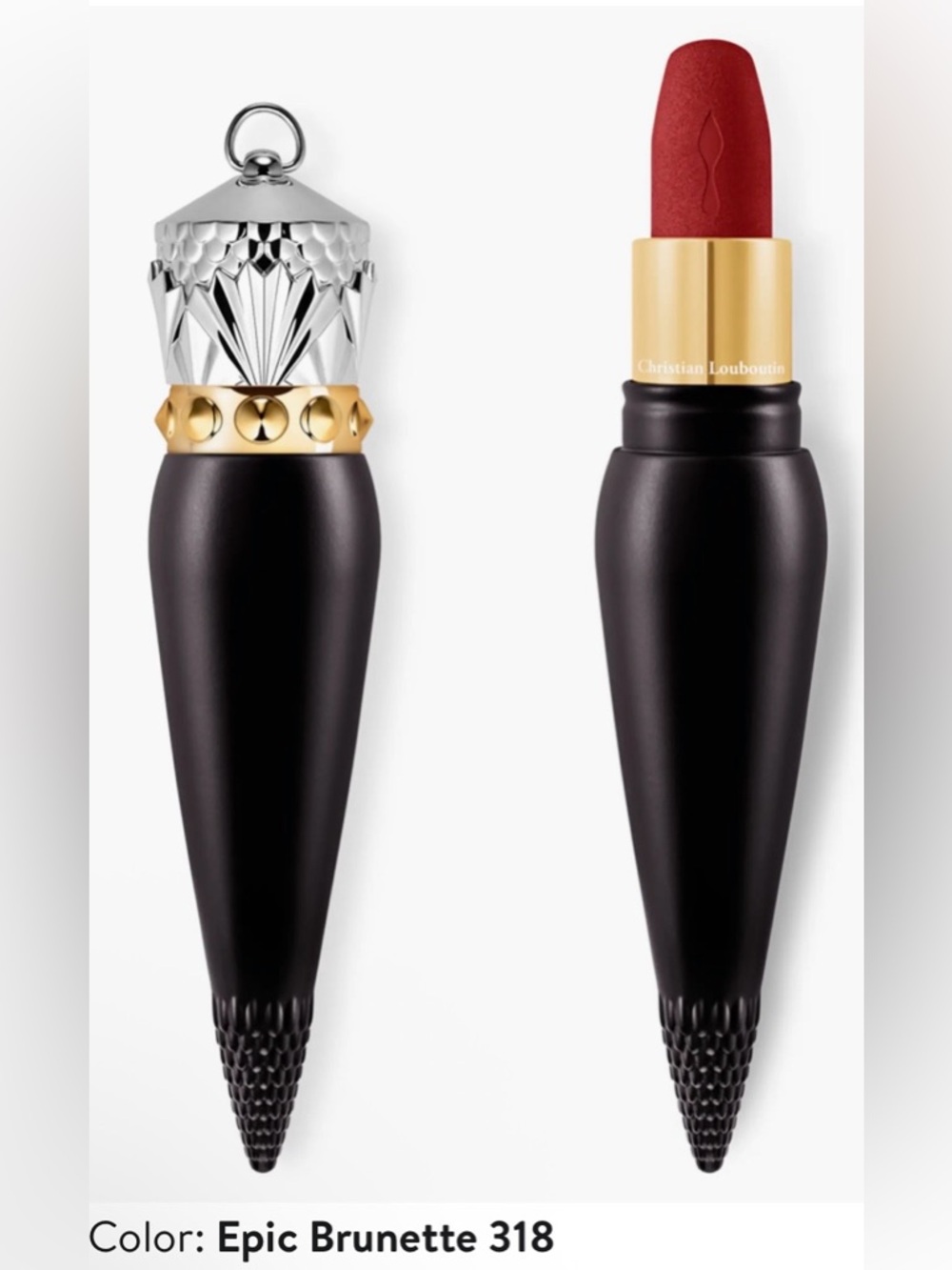 Christian Louboutin Velvet Matte lipstick Epic Brunette 318 - Picture 8 of 12
